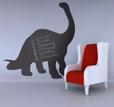 Naljepnica na ploči diplodocus dinosaura - TenStickers