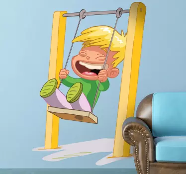 Naljepnica na zidu ljuljačke - TenStickers