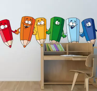 Naljepnica olovke prijatelja - TenStickers