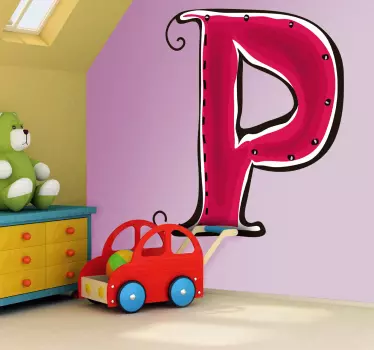 Naljepnica p - TenStickers