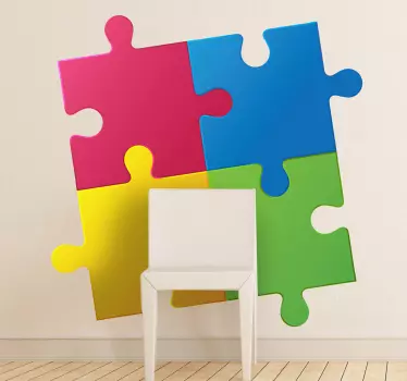 Naljepnica puzzle zid naljepnica - TenStickers