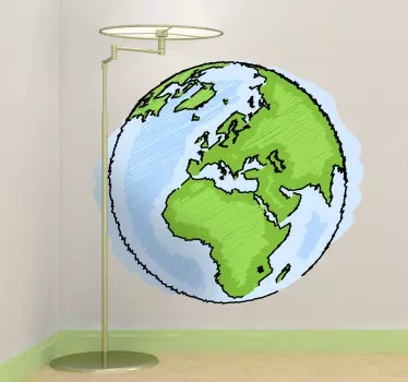 Naljepnica s djecom planete zemlje - TenStickers
