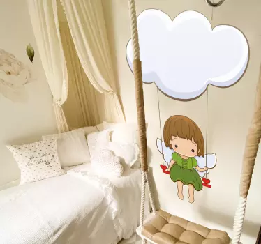 Naljepnica s malim oblakom za malu djecu - TenStickers