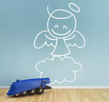 Naljepnica s malim obrisom za anđele - TenStickers