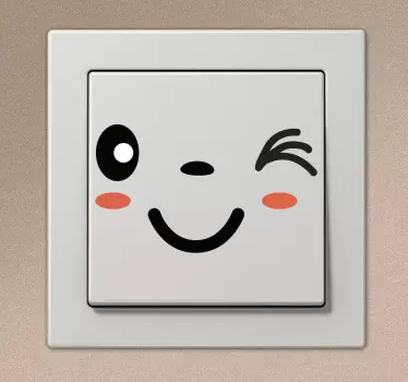 Naljepnica s prekidačem za winky lice - TenStickers