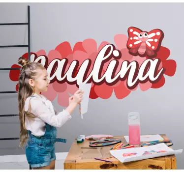 Naljepnica s prilagođenim dizajnom leptira - TenStickers