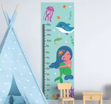 Naljepnica s tablicom visina tablica visine sirene - TenStickers