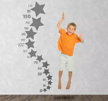 Naljepnica sa visinom zvijezda - TenStickers