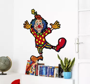 Naljepnica šarene vesele klaune - TenStickers