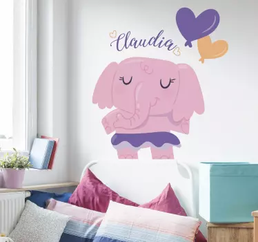 Naljepnica slon djeca - TenStickers