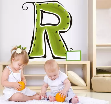 Naljepnica slovo r - TenStickers