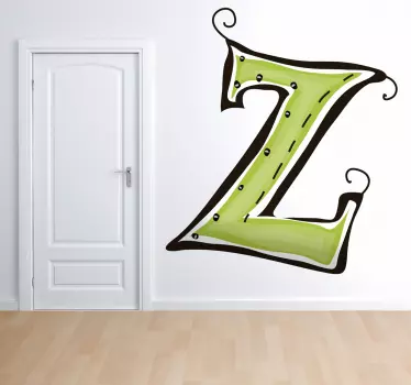 Naljepnica slovo z - TenStickers
