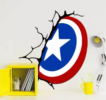 Naljepnica superheroja kapetana amerike - TenStickers
