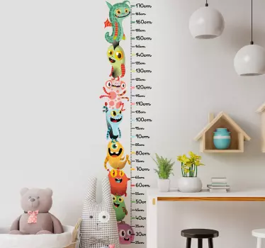 Naljepnica tablice visine montera - TenStickers