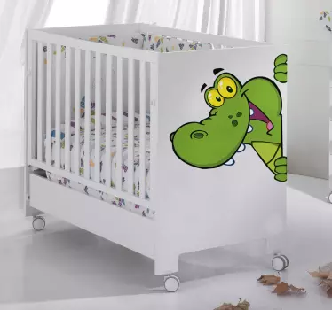 Naljepnica u boji dječjeg krokodila - TenStickers