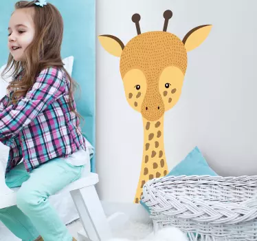 Naljepnica za bebe žirafa crtanje divljih životinja - TenStickers