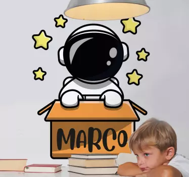 Naljepnica za djecu astronautska avantura - TenStickers
