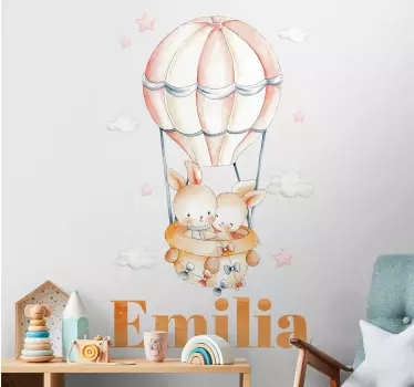 Naljepnica za djecu balon na vrući zrak - TenStickers