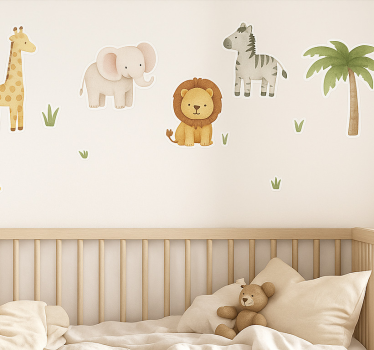 Naljepnica za djecu boho set s džunglom - TenStickers