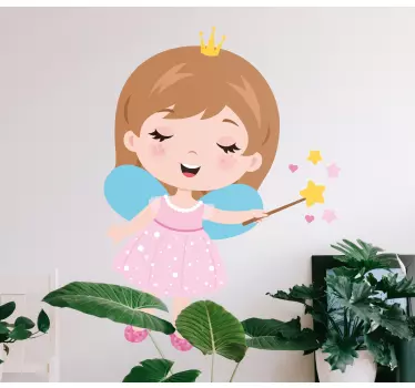 Naljepnica za djecu Čarobna vila djevojčica - TenStickers