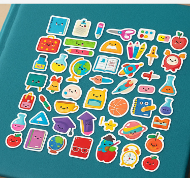 Naljepnica za djecu elementi školskog seta - TenStickers