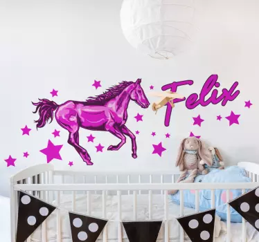 Naljepnica za djecu igračka konjića fantazija - TenStickers