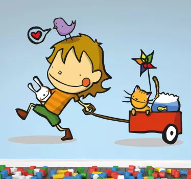 Naljepnica za djecu igračka pustolovina - TenStickers
