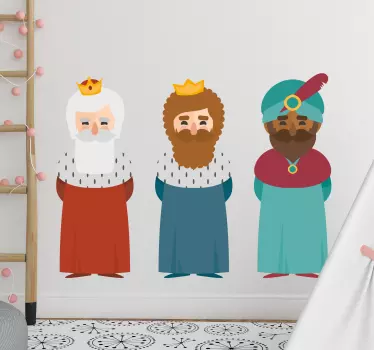 Naljepnica za djecu kraljevski lik trio - TenStickers