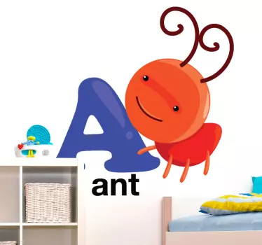 Naljepnica za djecu mrav - TenStickers