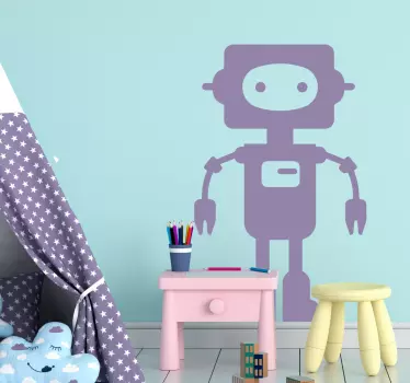 Naljepnica za djecu neobična figurica robota - TenStickers