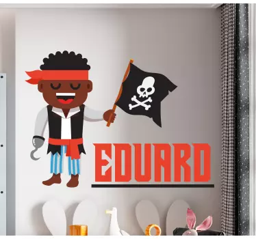 Naljepnica za djecu pirate avantura likova - TenStickers