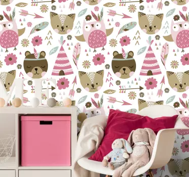 Naljepnica za djecu preslatke figure stvorenja - TenStickers