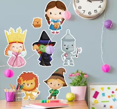 Naljepnica za djecu preslatki likovi iz bajke - TenStickers