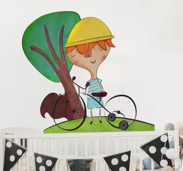 Naljepnica za djecu razigrani dječji štand - TenStickers