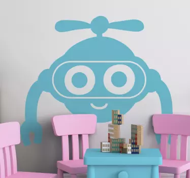 Naljepnica za djecu s dizajnom robota - TenStickers
