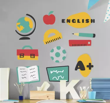 Naljepnica za djecu s elementima igračkog učenja - TenStickers