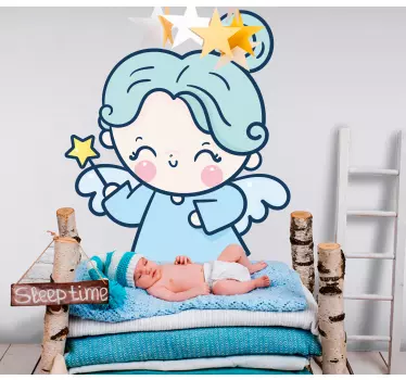 Naljepnica za djecu s ilustracijom slatkog anđela - TenStickers