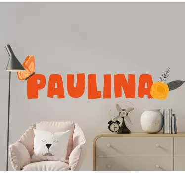 Naljepnica za djecu s prilagođenim imenom - TenStickers