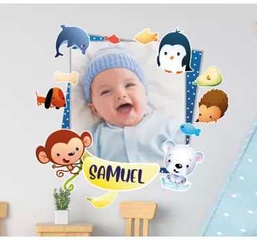 Naljepnica za djecu s razigranim životinjama - TenStickers