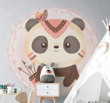 Naljepnica za djecu s šarmantnim pandama - TenStickers