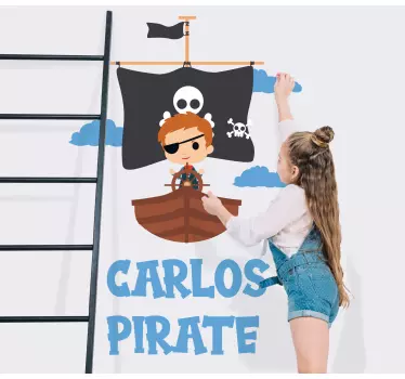 Naljepnica za djecu s temom piratske avanture - TenStickers