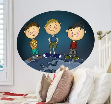 Naljepnica za djecu s veselim ilustracijama - TenStickers