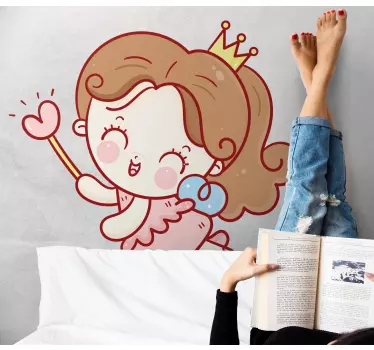 Naljepnica za djecu Šarmantna vila djevojčica - TenStickers