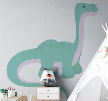 Naljepnica za djecu dugovrati dinosaur - TenStickers