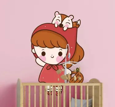Naljepnica za djecu slatka ilustracija lika - TenStickers