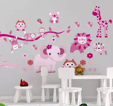 Naljepnica za djecu slatke stvorene zbirke - TenStickers