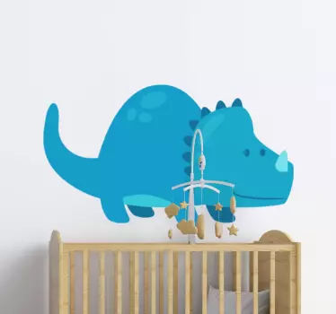 Naljepnica za djecu slatki animirani dinosaur - TenStickers