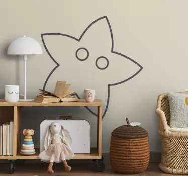 Naljepnica za djecu slatki zvjezdani lik - TenStickers