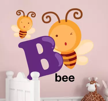 Naljepnica za djecu slovo b - TenStickers