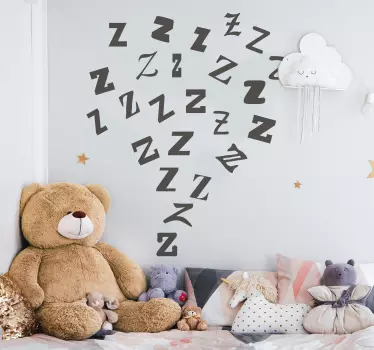 Naljepnica za djecu ukras za miran san zzzs - TenStickers